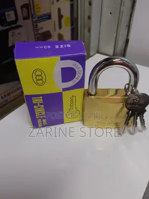 63mm Tri-Circle Padlock 3keys Padlock Made of Hardened Steel