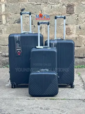 Size 4 Fashion 4 in 1 Unbreakble Laxurious Rubber Suitcase
