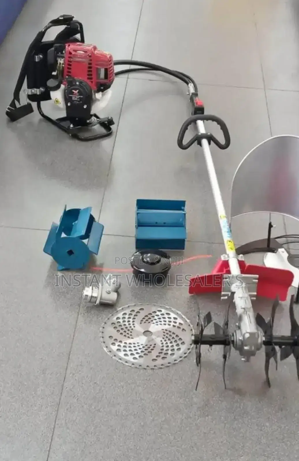 Backpack Brush Cutter and Tiller