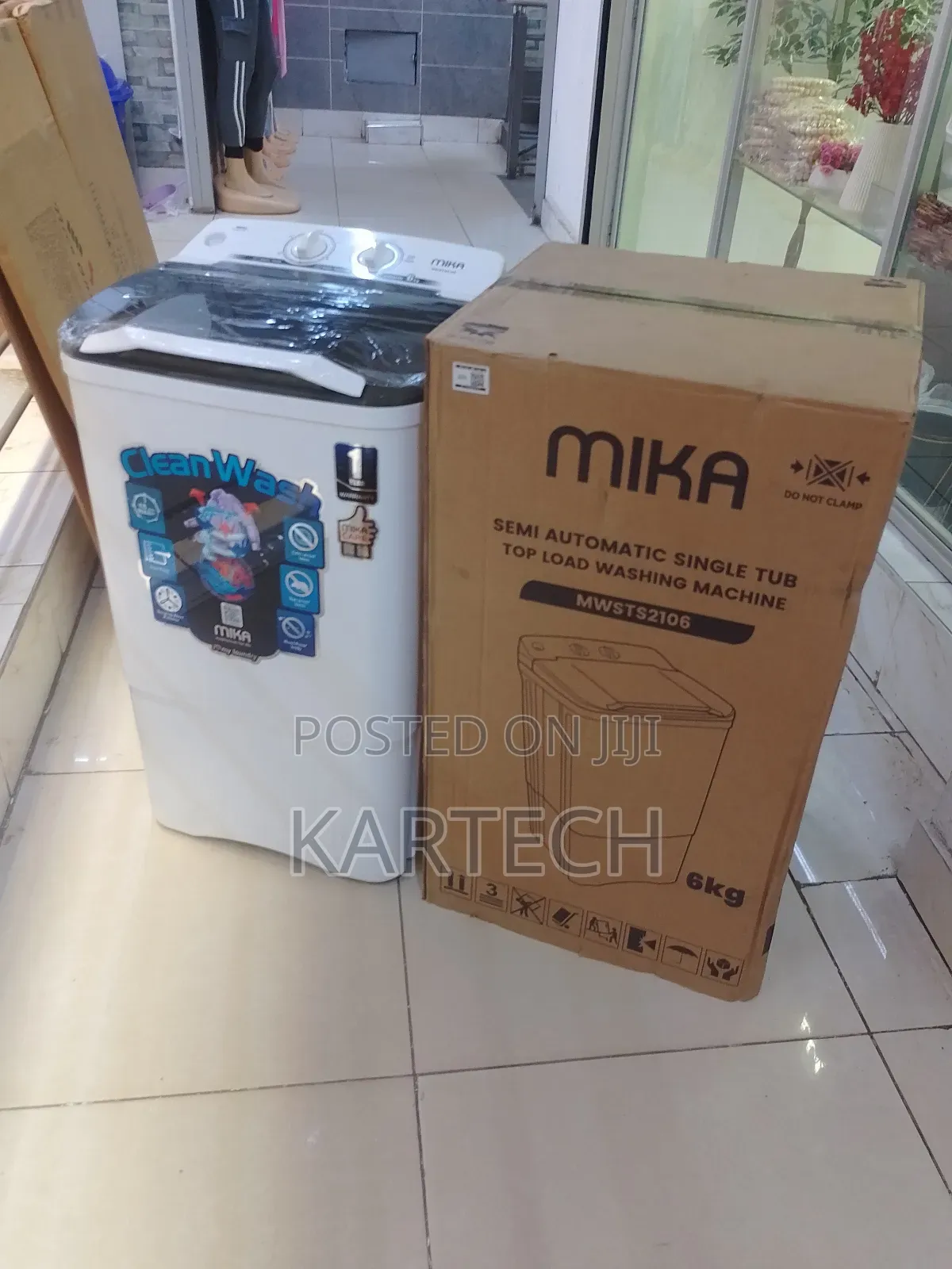 Mika 6kg Semi Automatic Washing Machine