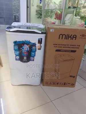 Mika 6kg Single Tub Top Load Washing Machine
