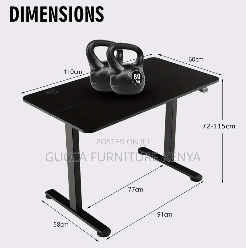 Office Chairs:1200mm Sit to Stand Computer Workstation Table