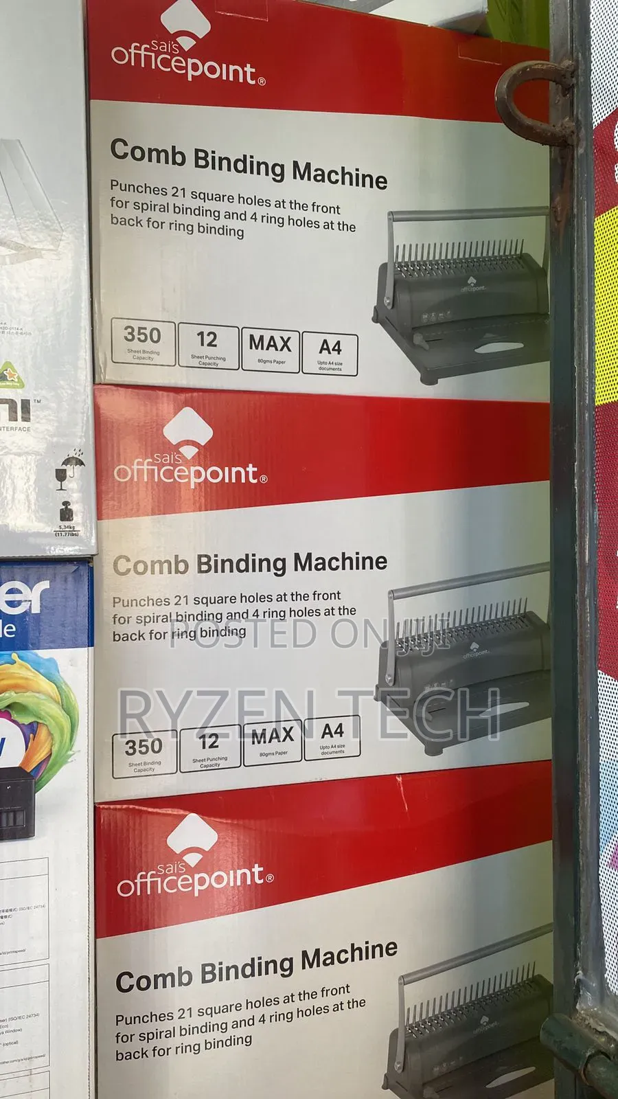 Binding Machine Office Point/ Office Point Comb Binder