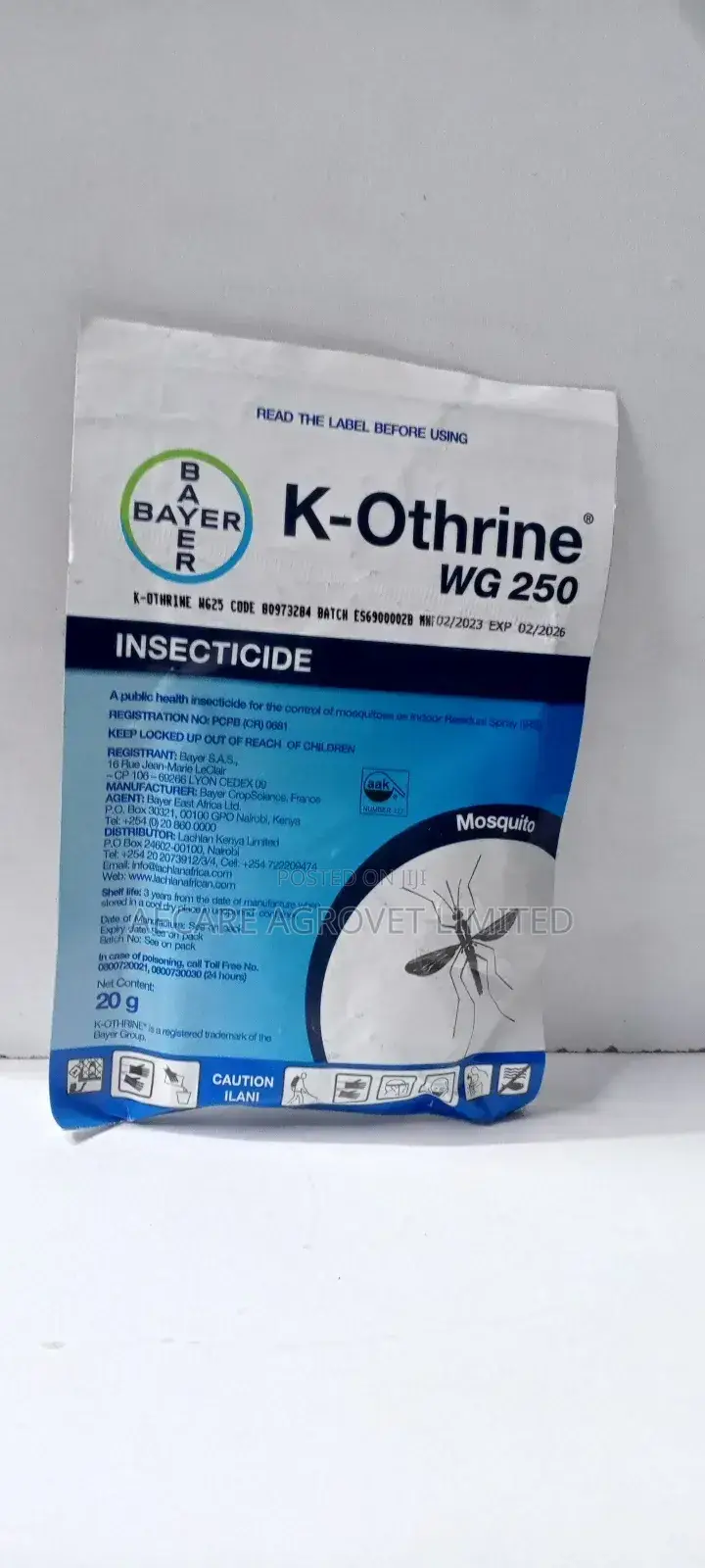 K Othrine WG 250 Insecticide 20g