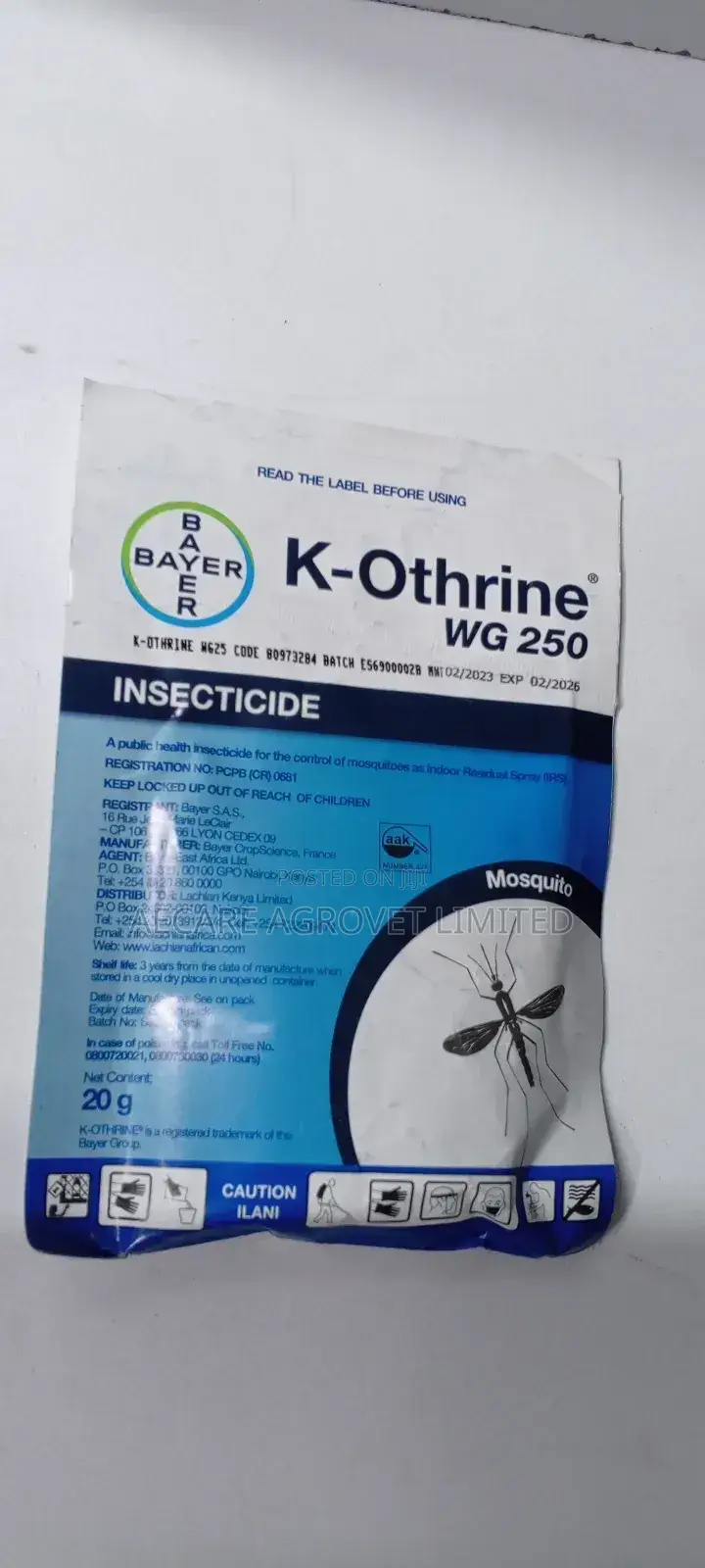 K Othrine WG 250 Insecticide 20g