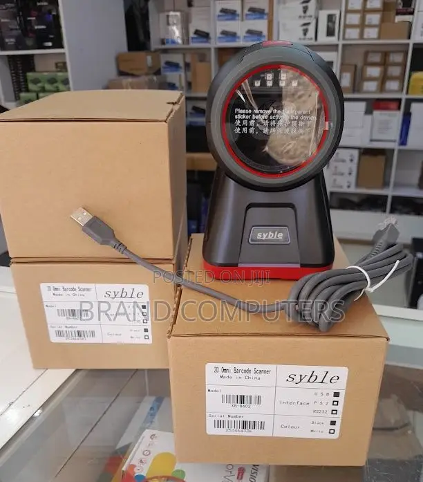 XB-8602 2D Desktop Table Mount Barcode Scanner