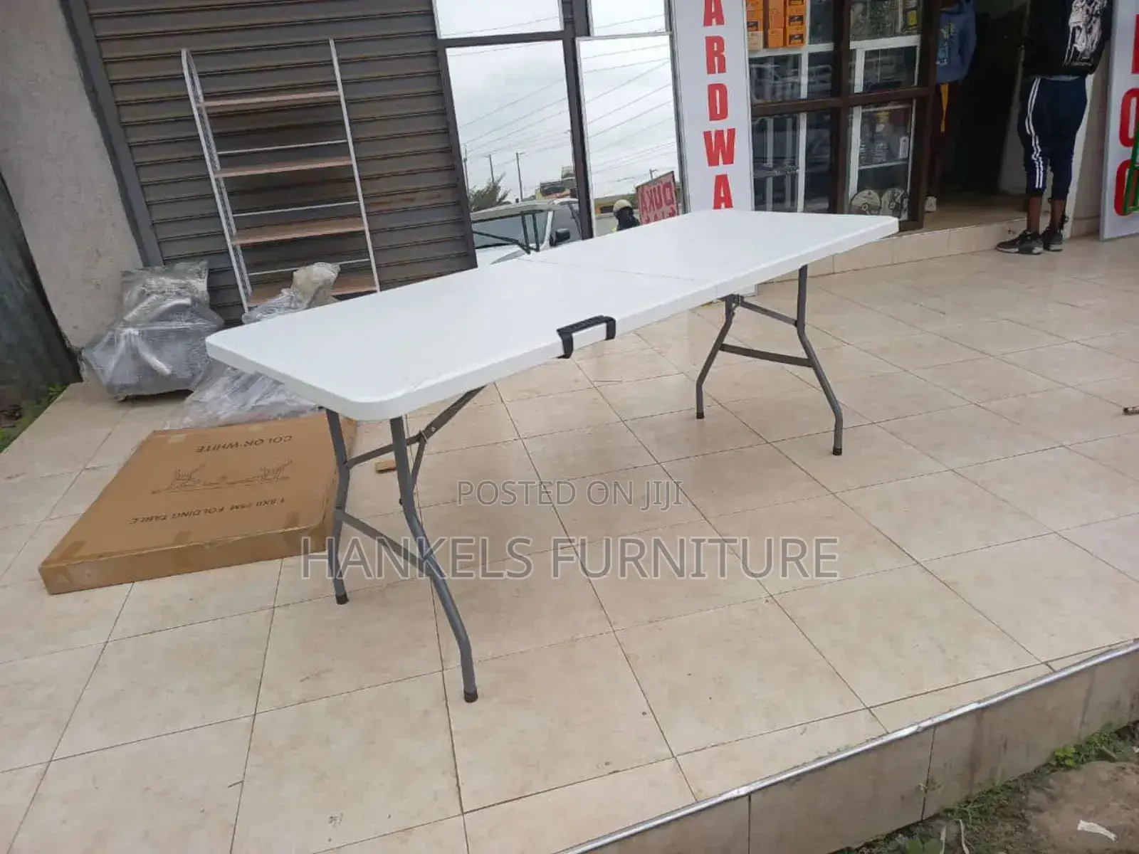 Portable Foldable White Table