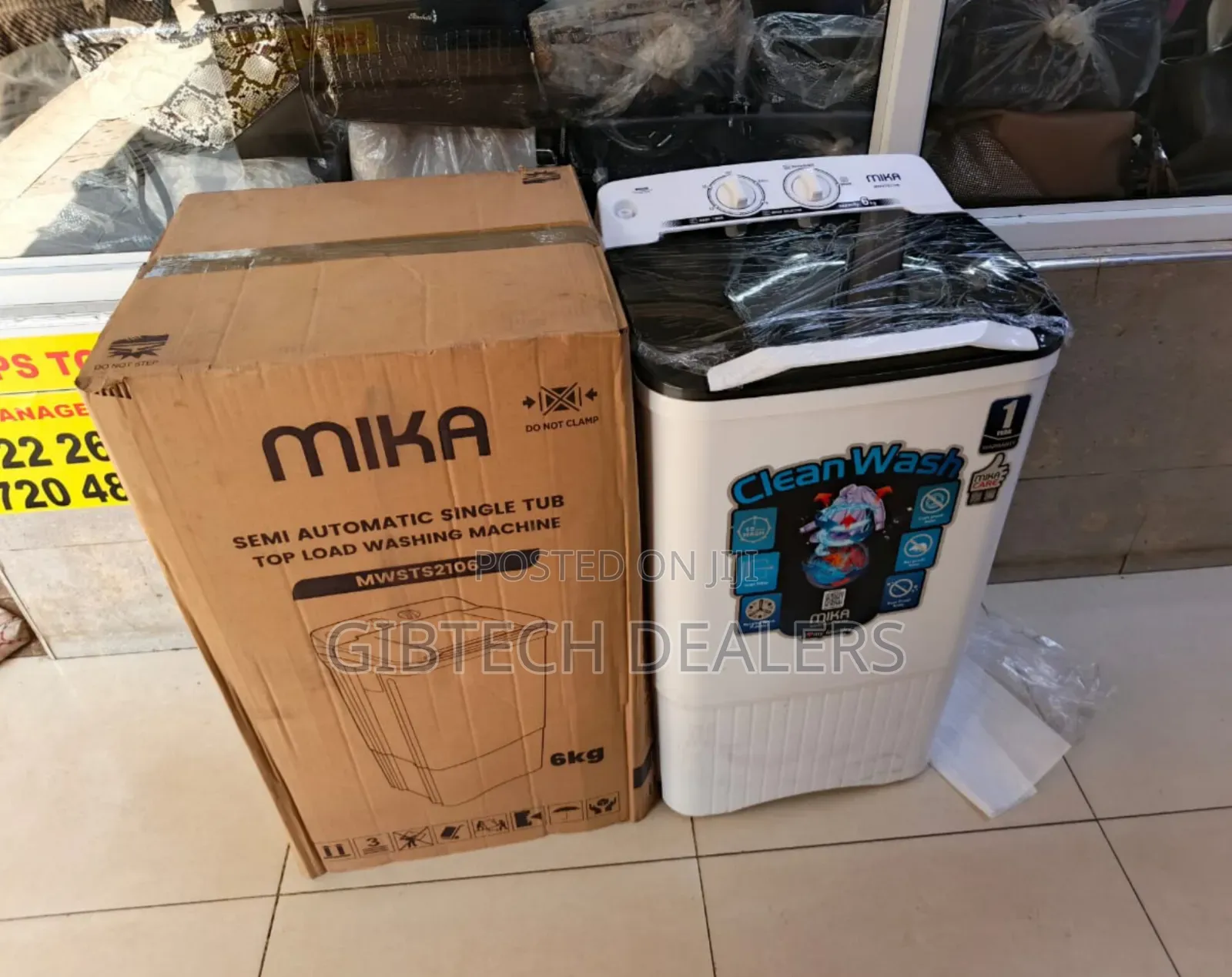Mika 6kg Semi Automatic Washing Machine