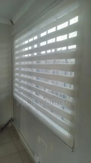 White Horizontal Sheer Roller Blinds