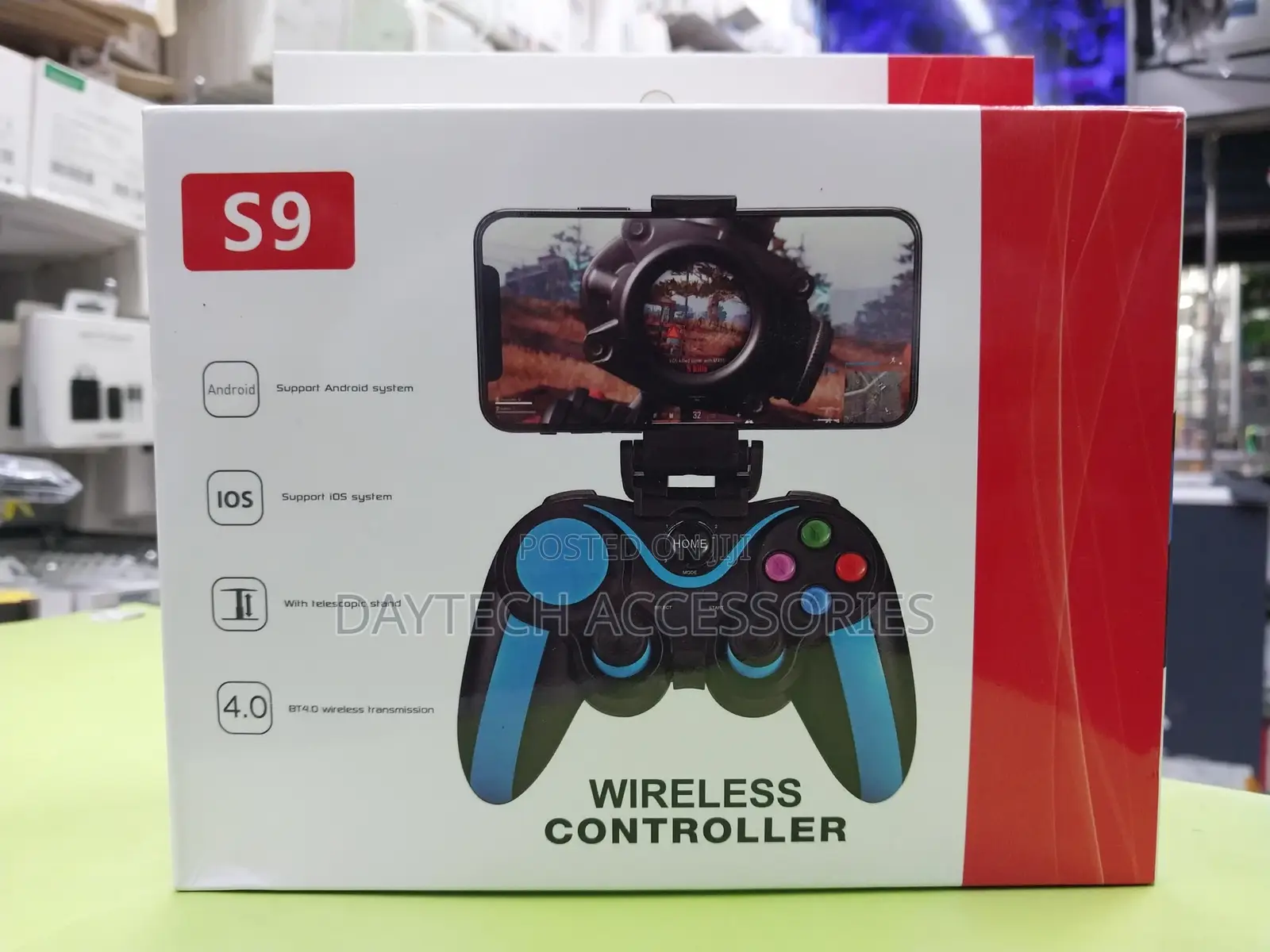 S9 Wireless Game Controller (Gamepad for Android Phone Pc)