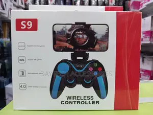 S9 Wireless Mobile Phone Bluetooth Controller Blue/Black