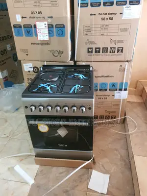 Cooker!!Von Cooker 3 Gas +1 Electric - VCF553141FFG, Silver