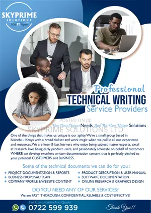 Company Profile Writer Designer