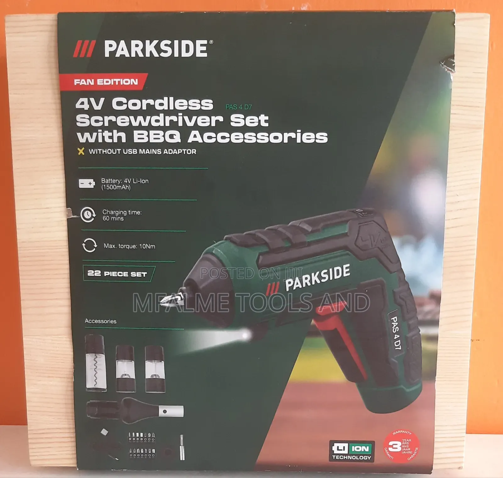 Parkside Cordless Screwdriver Set