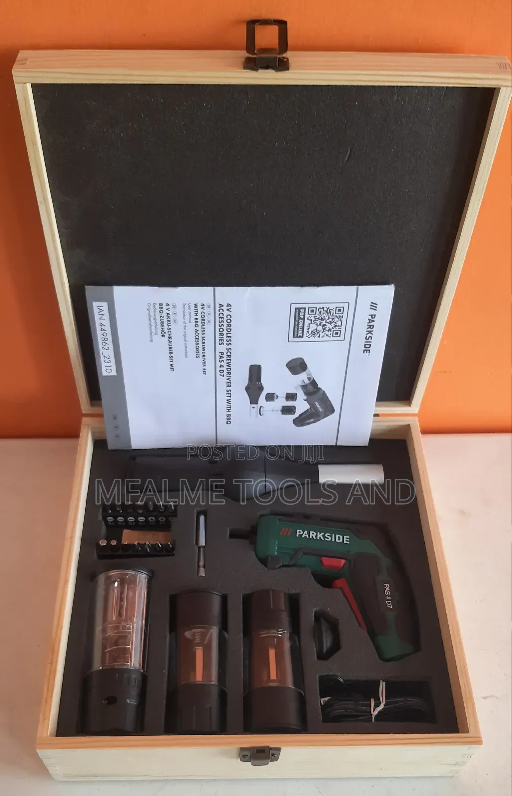 Parkside Cordless Screwdriver Set