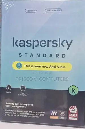 Kaspersky Standard 3 Devices 1 Year (Antivirus)