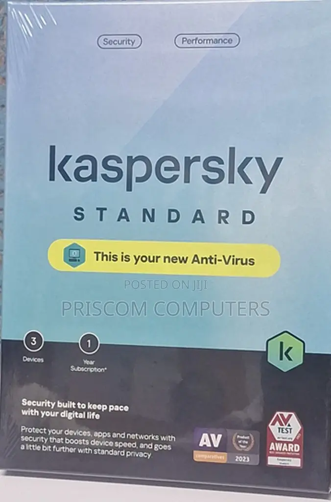 Kaspersky Standard 3 Devices 1 Year (Antivirus)