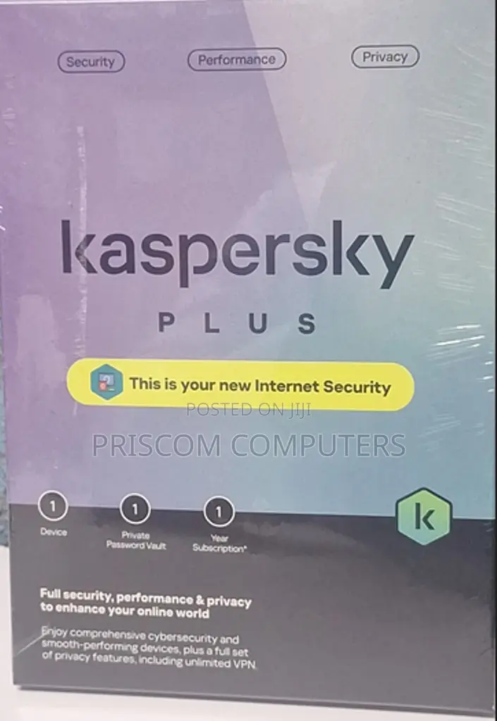 Kaspersky Plus Internet Security 1 Device 1 Year Subscriptio