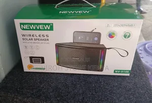 Newvew Speaker With Solar BT Radio Portable Outdoor System