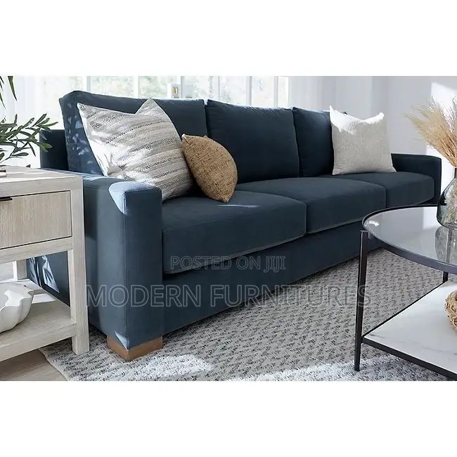Modern Clean 4 Seater Pillow Sofa