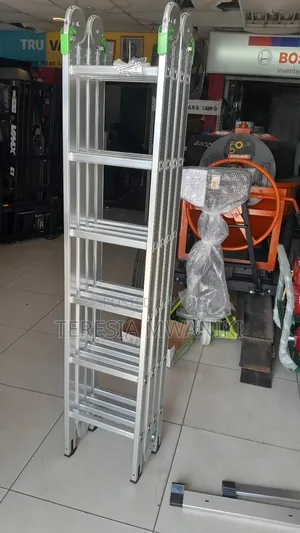 Multipurpose  Ladder  4×6 Steps  (TITAN) 24ft(Aluminium)