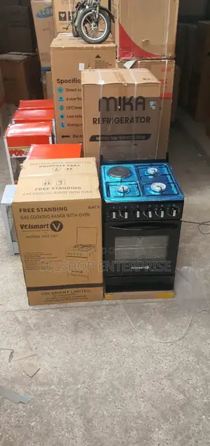 50*55 Volsmart 3+1 JET Standing Cooker With Electric Oven