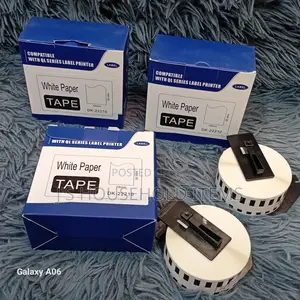 Clear White Paper Tape