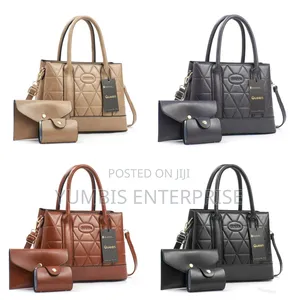 Women's/Ladies Fashionable Handbags 3' in 1 ' Sets KSH 1800