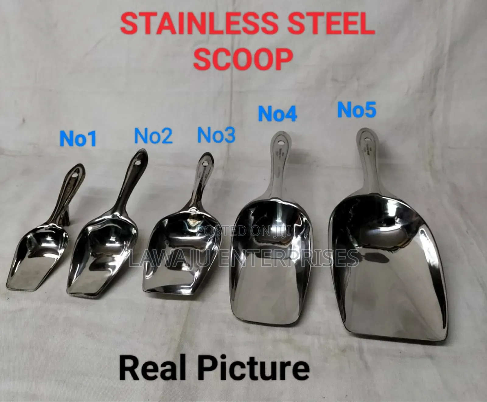 Silver Cereal Scoop