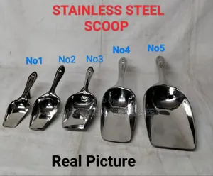 Silver Cereal Scoop