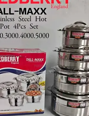 4 PCS Redberry Tall Max Hotpots