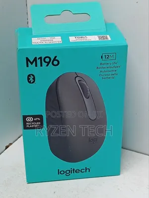 Logitech M196 Bluetooth Black Wireless Mouse