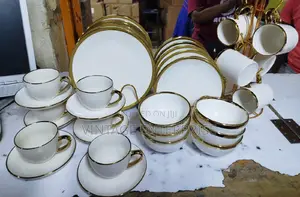 36pcs Dinner Set Gold Line