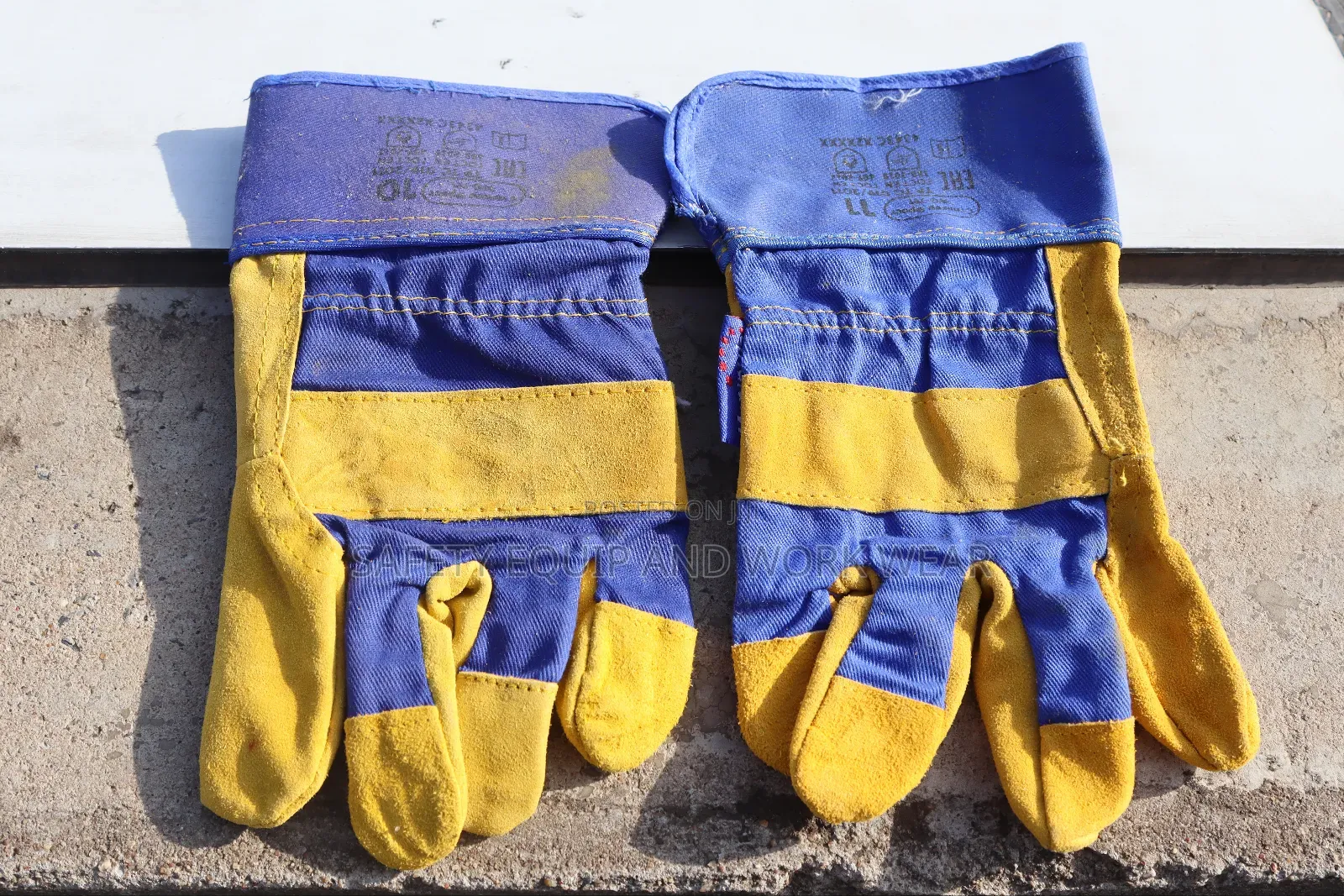 Short Leather Safety-wear