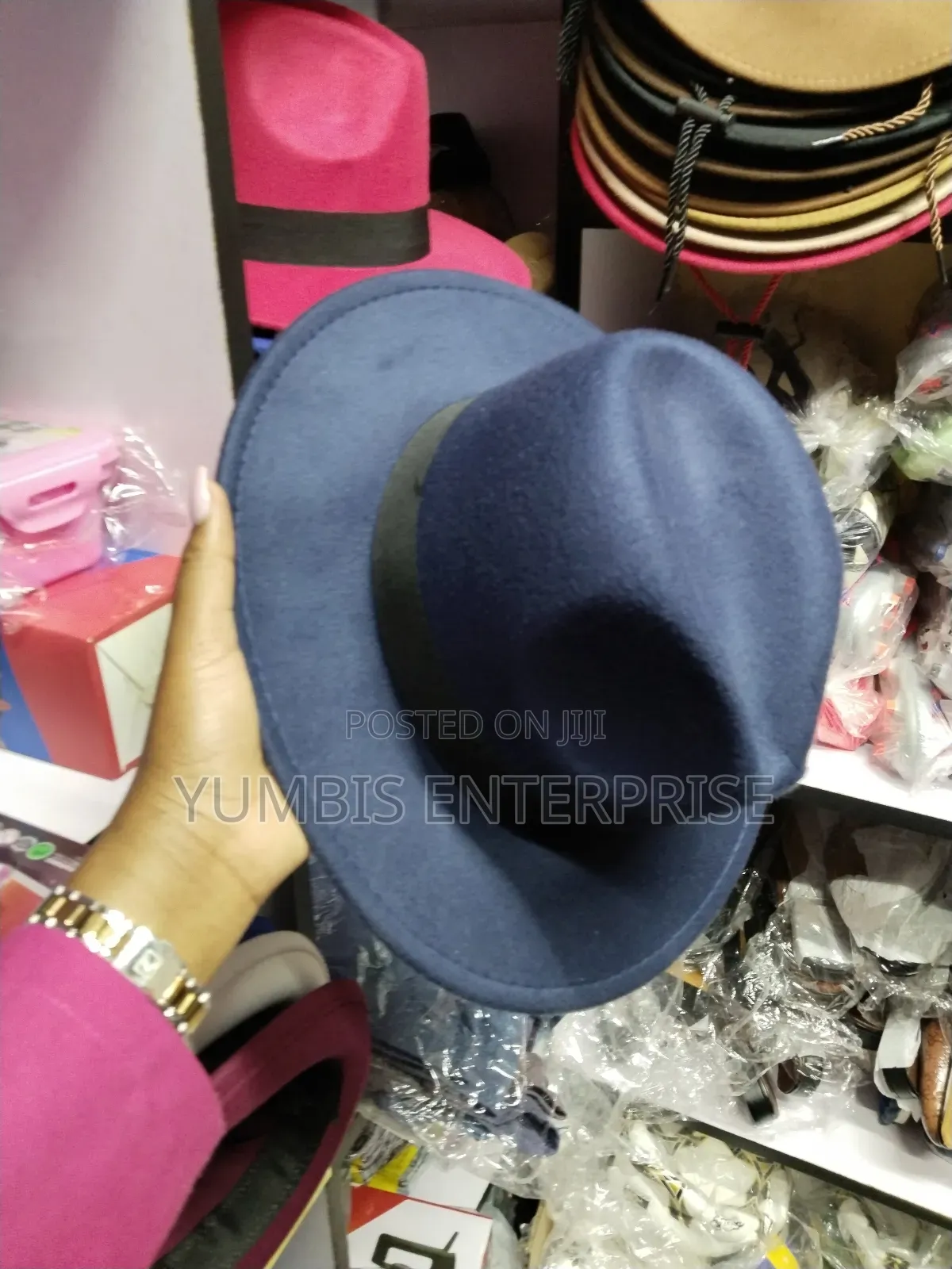 Unisex Wide Brim Fedora Hats KSH 700