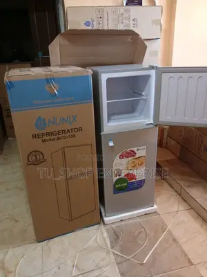 Nunix 138L Double Door Fridge BCD-138
