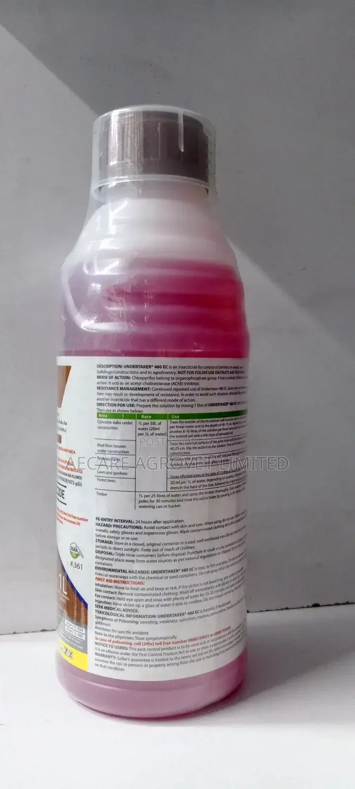 Undertaker Termicide 100ml, 250ml, 1litre