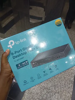Tp-Link Poe 8 Port Switch/ Sg1008p 8 Port Switch