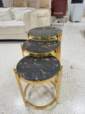 3 in 1 Glass Nesting Coffee / Side Tables