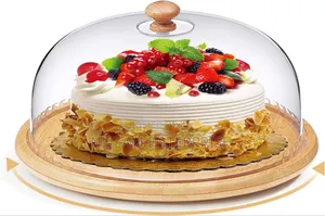High-Quality Bamboo Base Cake/Fruit Stand