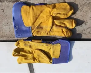 Short Leather Work Gloves