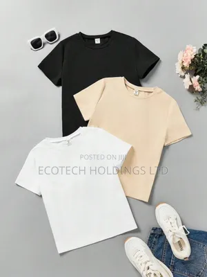Quality Unique Plain Round Neck T Shirt Jm6yk