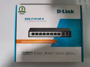 D-Link 10-Port Gigabit Poe Switch DGS-F1010P