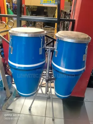 Blue Conga Drums