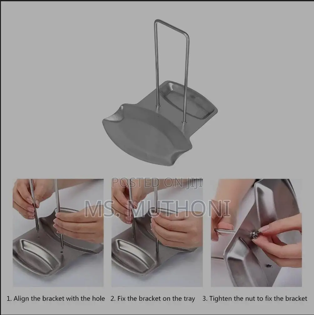 Pan Pot Rack Cover Lid Rest Stand