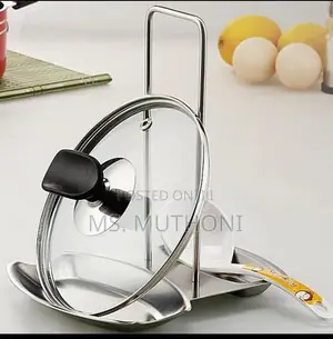 Pan Pot Rack Cover Lid Rest Stand