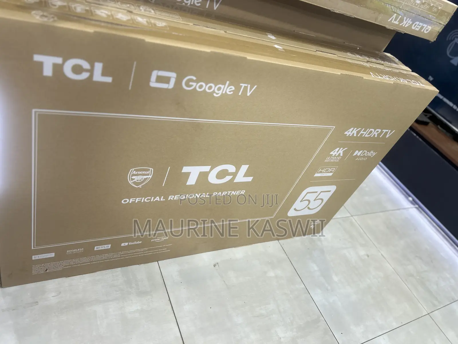 TCL 55 Smart Google Android Tv New