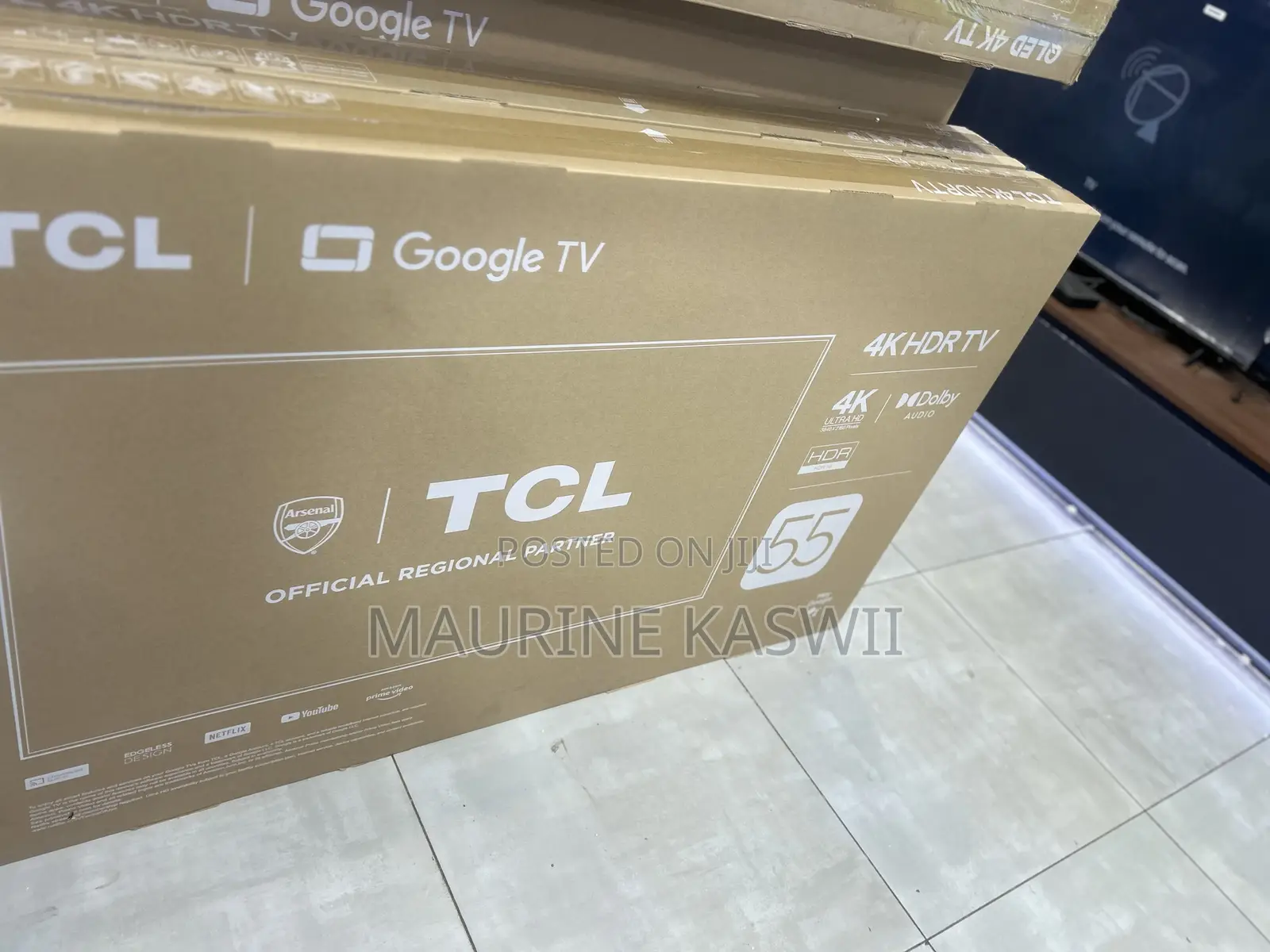 TCL 55 Smart Google Android Tv New