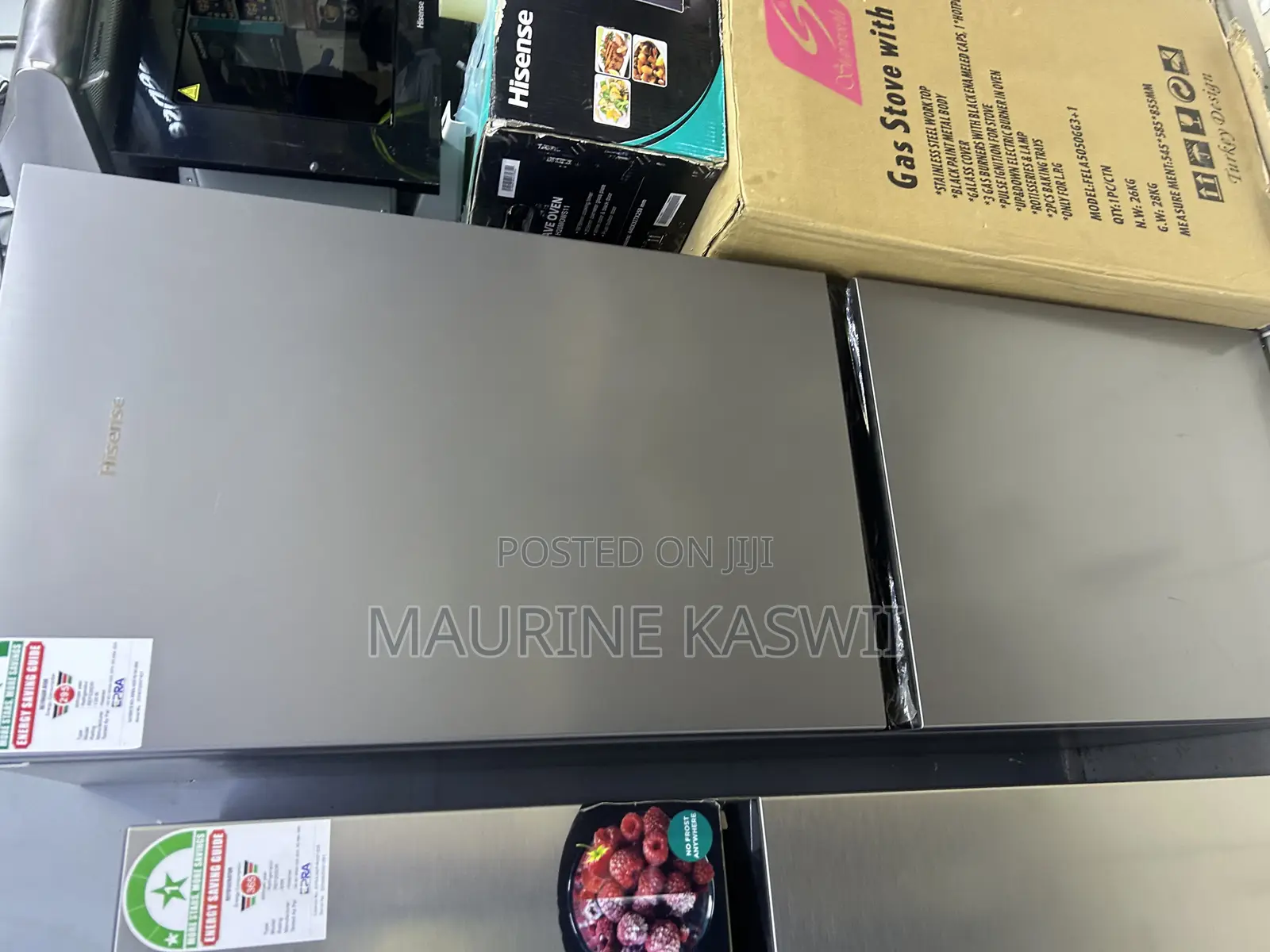Hisense 268 Liters Bottom Freezer Refrigerator