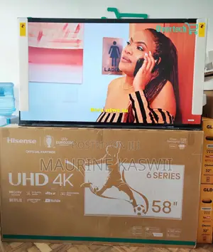 Hisense 58” Smart Uhd Frameless 58a61k